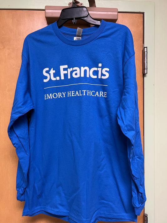 Logo Apparel Medium Long Sleeve Royal