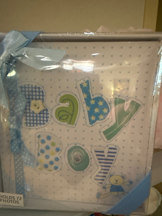 6.5" Boy Baby Photo Album