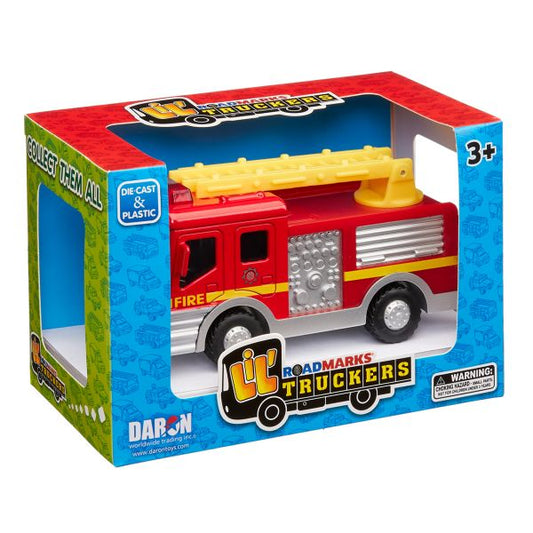Die Cast Vehicle w/ Moving Parts, Fire Truck w/ Ladder.