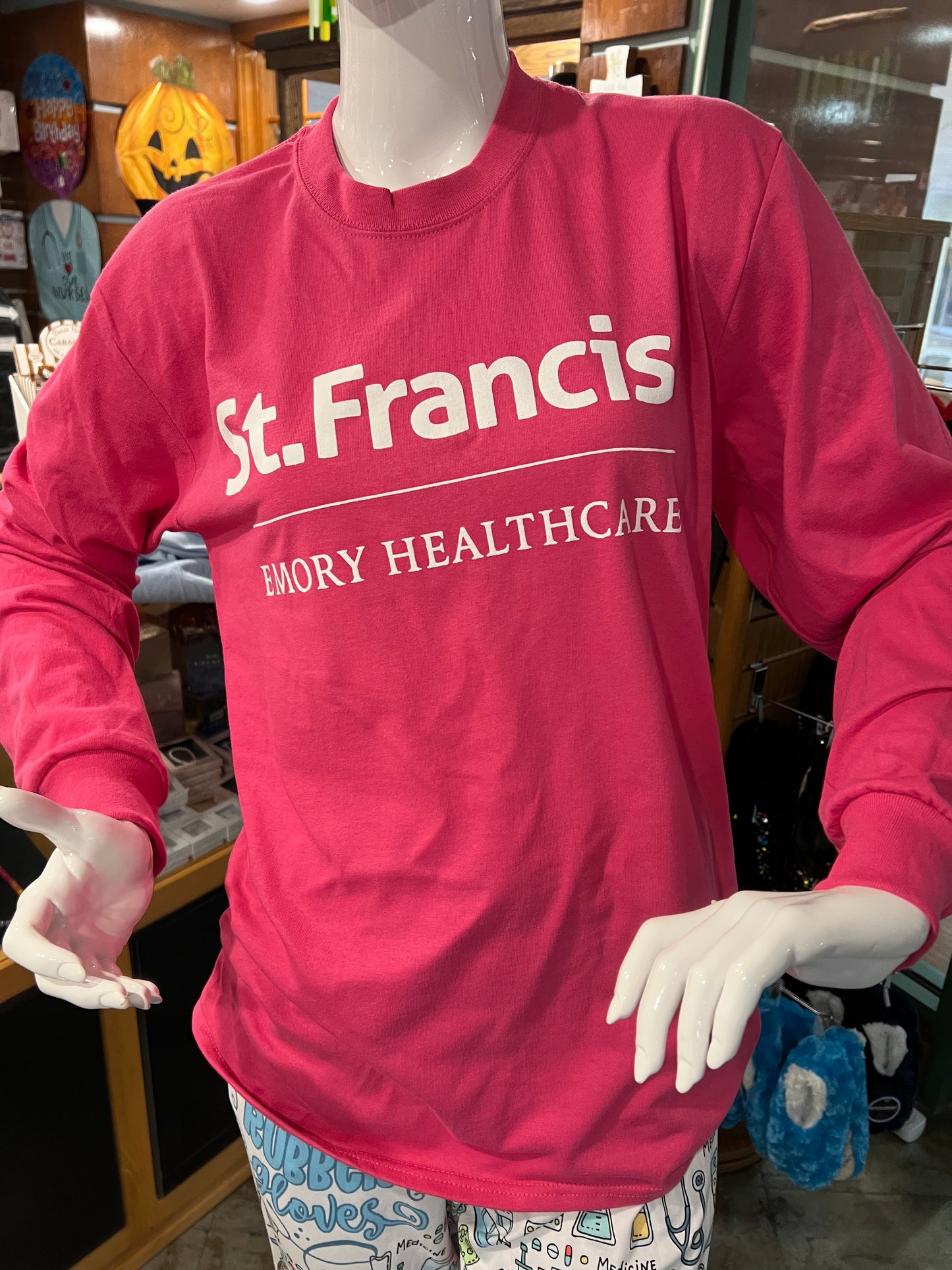 Logo Apparel Medium Long Sleeve Sangria
