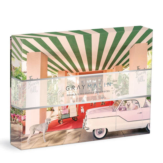 Gray Malin The Dogs at the Beverly Hills Hotel 500 Piece Double-,