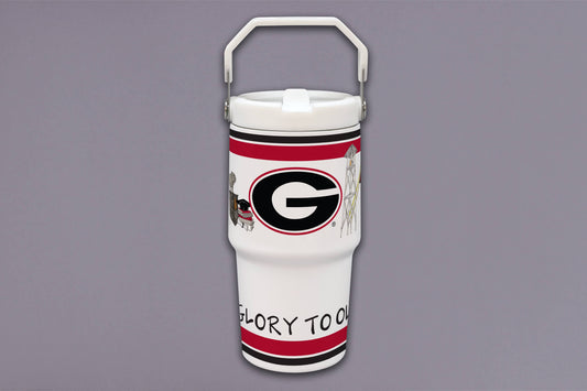 UGA Flip Lid 20oz Tumbler