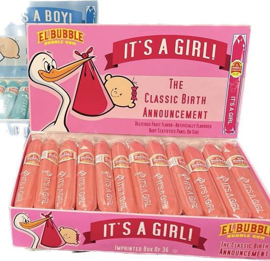 Cigars-It's a Girl! Bubble Gum
