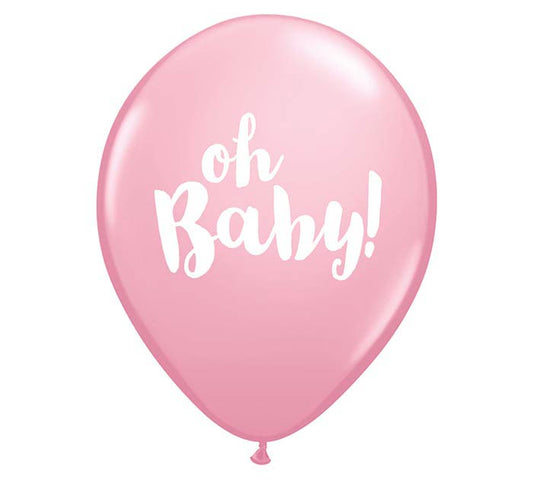 Pink Oh Baby balloon-B&B