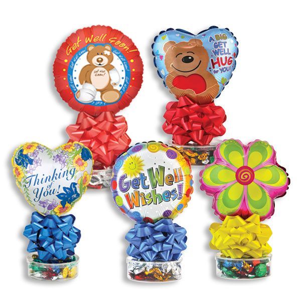 12" Get Well Kelliloon Dish, Balloon