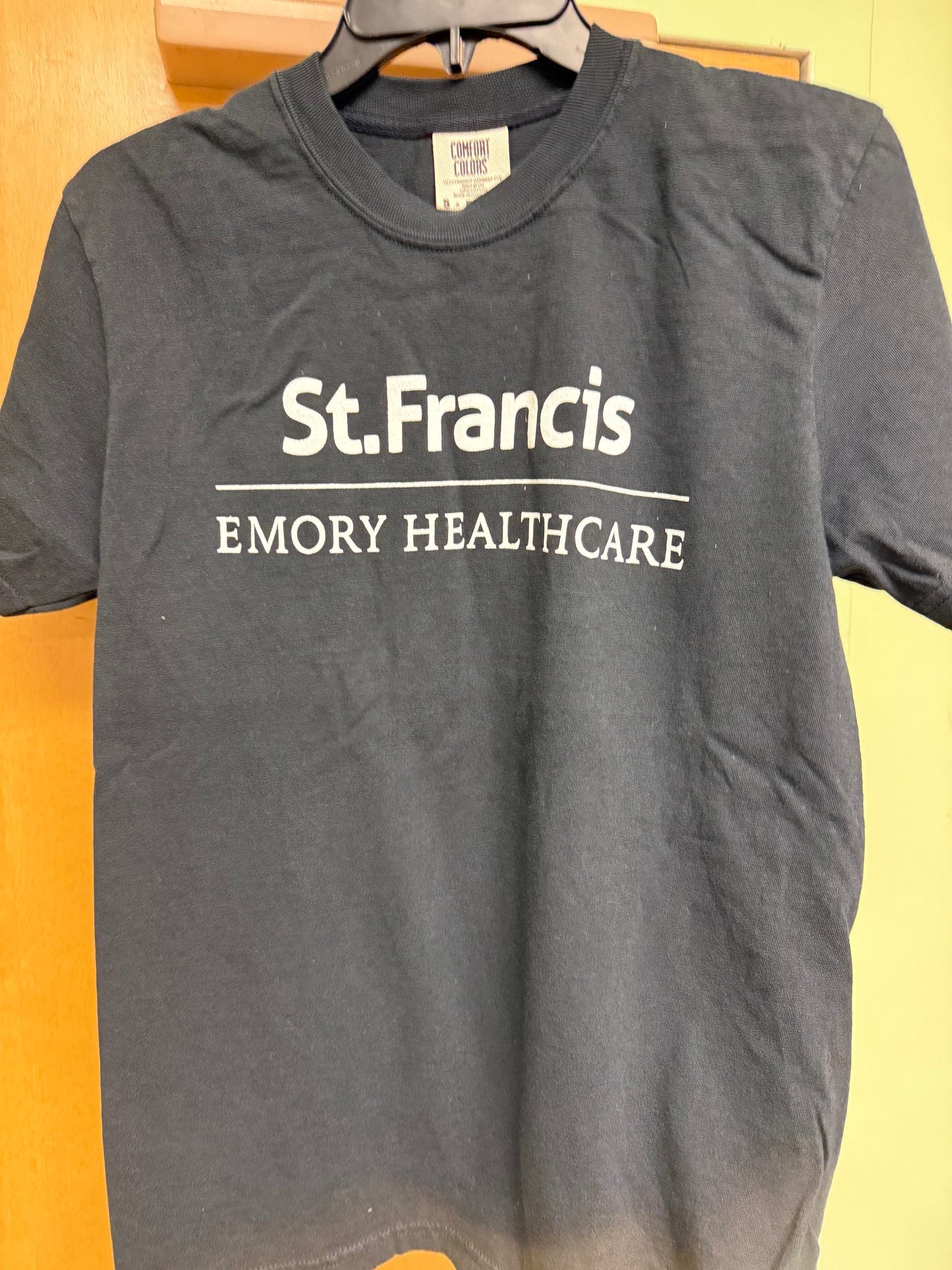 Logo Apparel XL Black CC Short Sleeve T with White Full Chest Screen Print