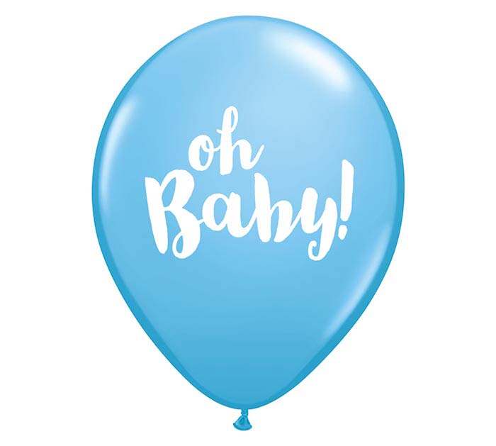 Blue Oh Baby balloon-B&B