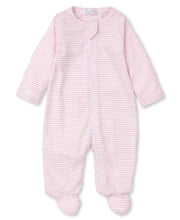 Kissy Kissy Pink Stripe footie, 0-3 months